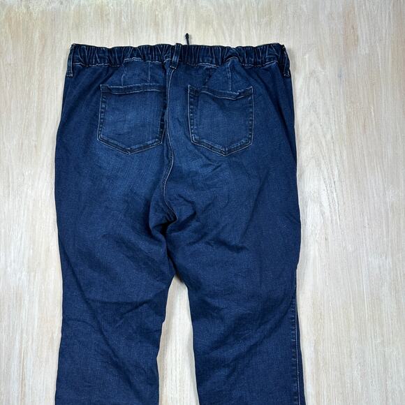 Torrid Weekend Boyfriend Straight Super Soft Stretch Blue Denim Jeans Casual 1R - Picture 12 of 14